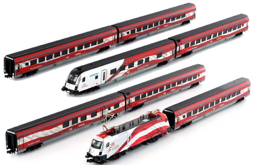 ◉HOBBYTRAIN◉H2845◉PreuBischeELokEG531◉ Kato HobbyTrain Lemke H25212-3 - Austrian 8pc Electric